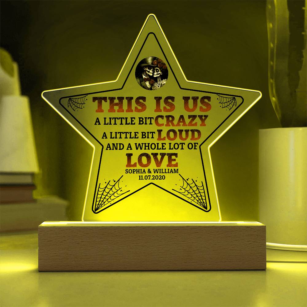 This is Us Printed Star Acrylic Plaque-Express Your Love Gifts