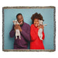 Personalized Upload Your Own Heirloom Photo Woven Blanket-Express Your Love Gifts