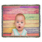 Personalized Upload Your Own Heirloom Photo Woven Blanket-Express Your Love Gifts