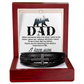 Man Like My Father Men's Cross Bracelet - Vegan Leather with Stainless Steel-Express Your Love Gifts