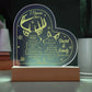 I Choose You Engraved Acrylic Heart Plaque-Express Your Love Gifts