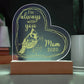 I'm Always Engraved Acrylic Heart Plaque-Express Your Love Gifts