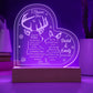 I Choose You Engraved Acrylic Heart Plaque-Express Your Love Gifts