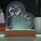 I Choose You Engraved Acrylic Heart Plaque-Express Your Love Gifts