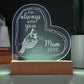 I'm Always Engraved Acrylic Heart Plaque-Express Your Love Gifts