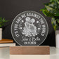 It's You and Me Engraved Acrylic Circle Plaque-Express Your Love Gifts