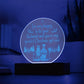 I'm Very Happy Engraved Acrylic Circle Plaque-Express Your Love Gifts