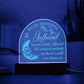 To My Girlfriend In Your Smile Engraved Acrylic Dome Plaque-Express Your Love Gifts