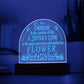 To My Sister In the Garden Engraved Acrylic Dome Plaque-Express Your Love Gifts
