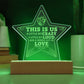 This is Us Engraved Acrylic Star Plaque-Express Your Love Gifts