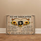 To My Daughter From Mom Be True Canvas-Express Your Love Gifts