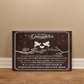 To My Daughter From Mom My Love Canvas-Express Your Love Gifts