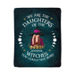 Personalized Sherpa Fleece Blanket Daughters of The Withches-Express Your Love Gifts