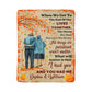 Personalized Sherpa Fleece Blanket I Had You and Me-Express Your Love Gifts
