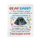 Personalized Sherpa Fleece Blanket Dear Daddy From Baby Bump-Express Your Love Gifts