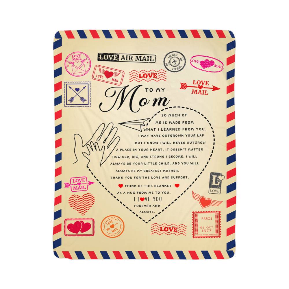 Sherpa Fleece Blanket Love Mail-Express Your Love Gifts