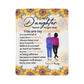 Personalized Sherpa Fleece Blanket You Are My Sunshine-Express Your Love Gifts