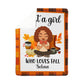 Personalized Sherpa Fleece Blanket Just a Girl-Express Your Love Gifts
