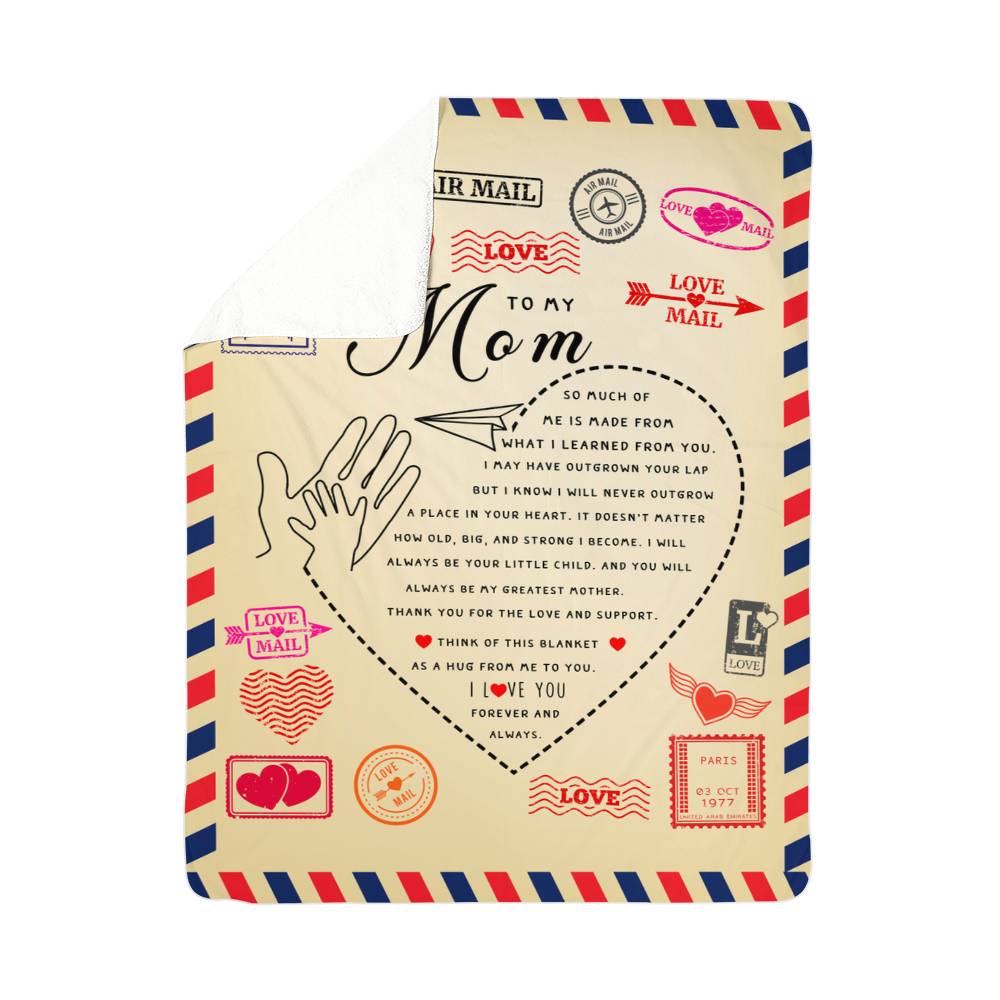 Sherpa Fleece Blanket Love Mail-Express Your Love Gifts