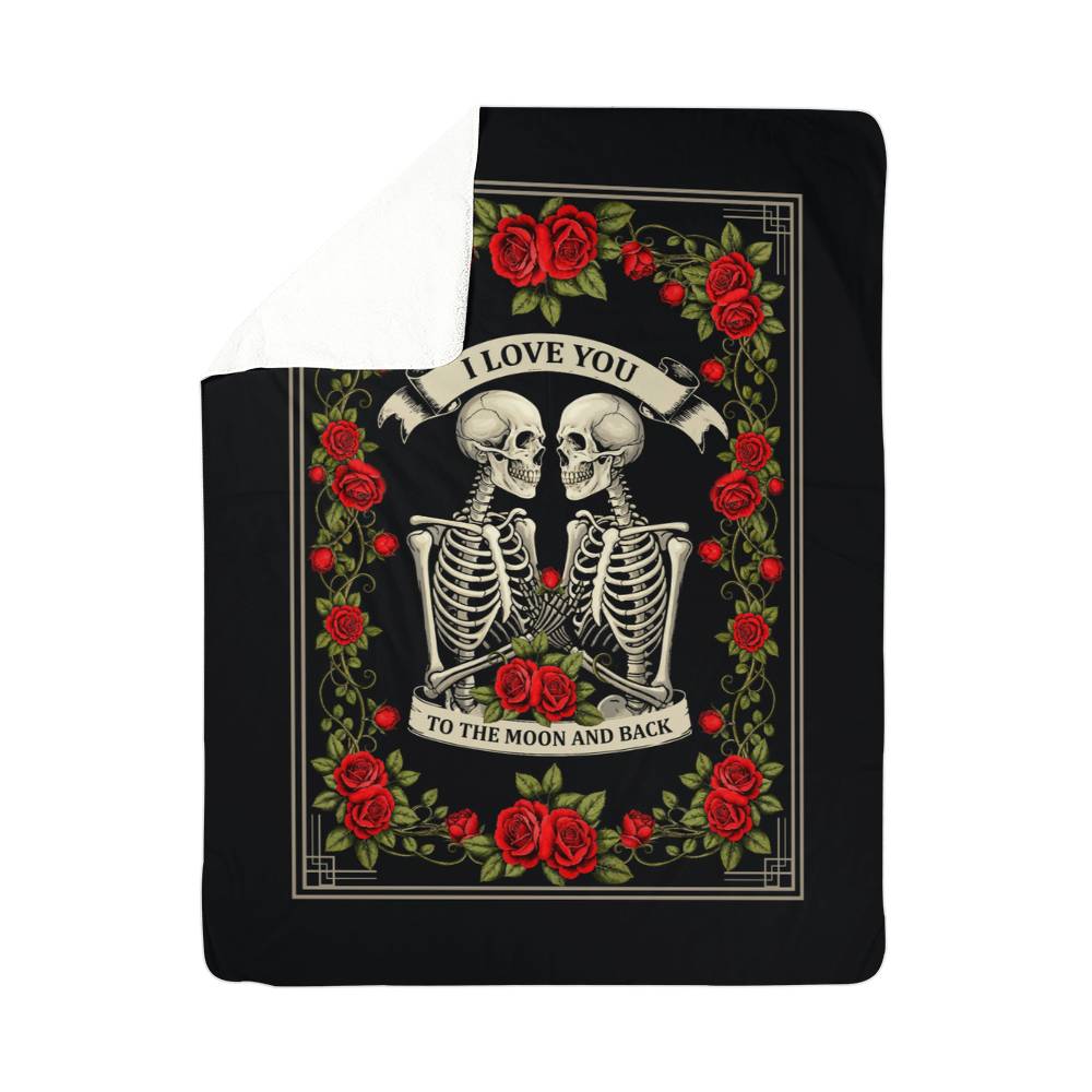 Forever Bond Portrait Sherpa Fleece Blanket-Express Your Love Gifts