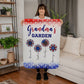 Personalized Sherpa Fleece Blanket Grandma's Garden-Express Your Love Gifts