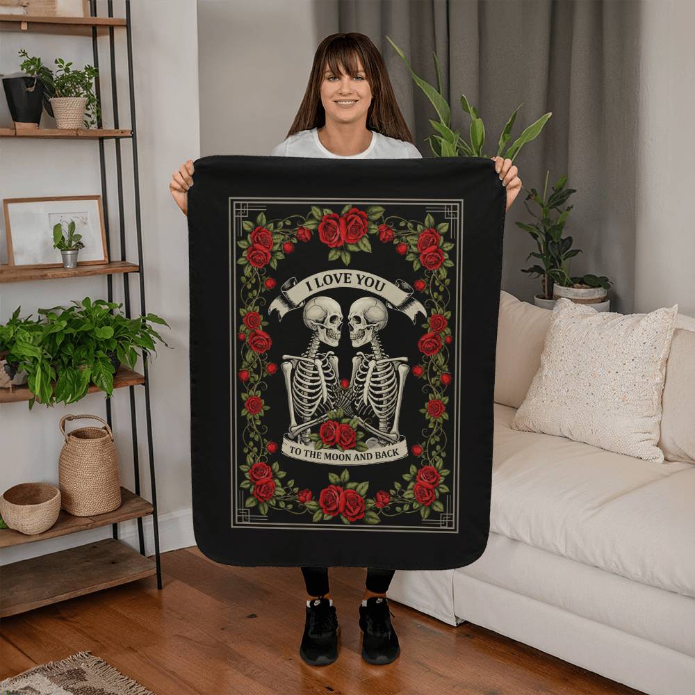Forever Bond Portrait Sherpa Fleece Blanket-Express Your Love Gifts