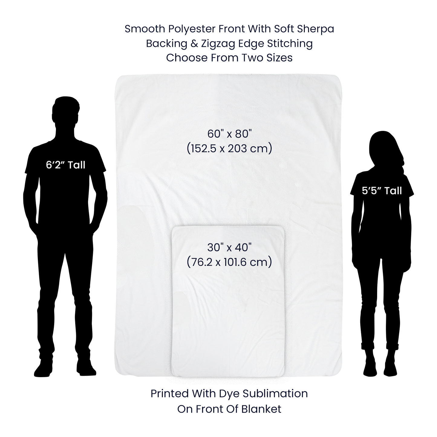 Adventure Awaits Portrait Sherpa Fleece Blanket-Express Your Love Gifts