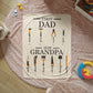 Personalized Sherpa Fleece Blanket First Dad Now Grandpa-Express Your Love Gifts
