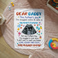 Personalized Sherpa Fleece Blanket Dear Daddy From Baby Bump-Express Your Love Gifts