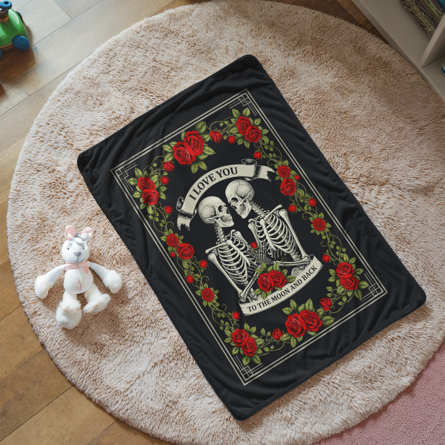 Forever Bond Portrait Sherpa Fleece Blanket-Express Your Love Gifts