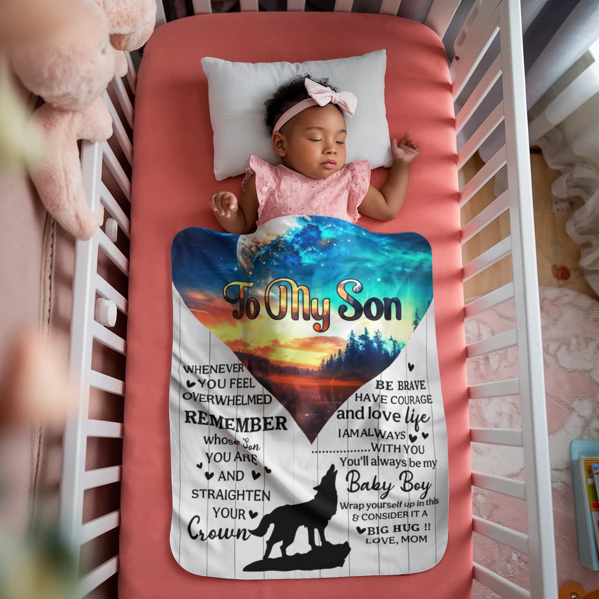 Sherpa Fleece Blanket Remember Whose Son You Are-Express Your Love Gifts