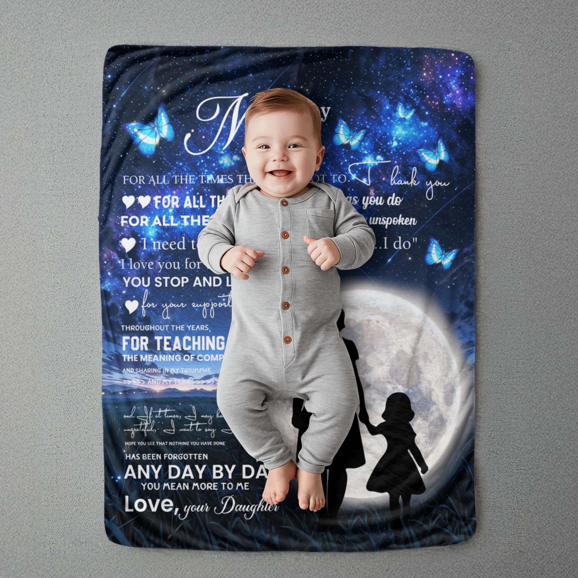 Sherpa Fleece Blanket To My Mom For All The World-Express Your Love Gifts