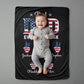 Personalized Sherpa Fleece Blanket Best Dad Ever Just Ask-Express Your Love Gifts