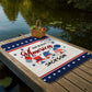 Personalized Sherpa Fleece Blanket God Bless America-Express Your Love Gifts