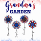 Personalized Sherpa Fleece Blanket Grandma's Garden-Express Your Love Gifts