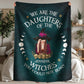 Personalized Sherpa Fleece Blanket Daughters of The Withches-Express Your Love Gifts