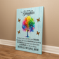 To My Daughter From Mom With All My Love Canvas-Express Your Love Gifts