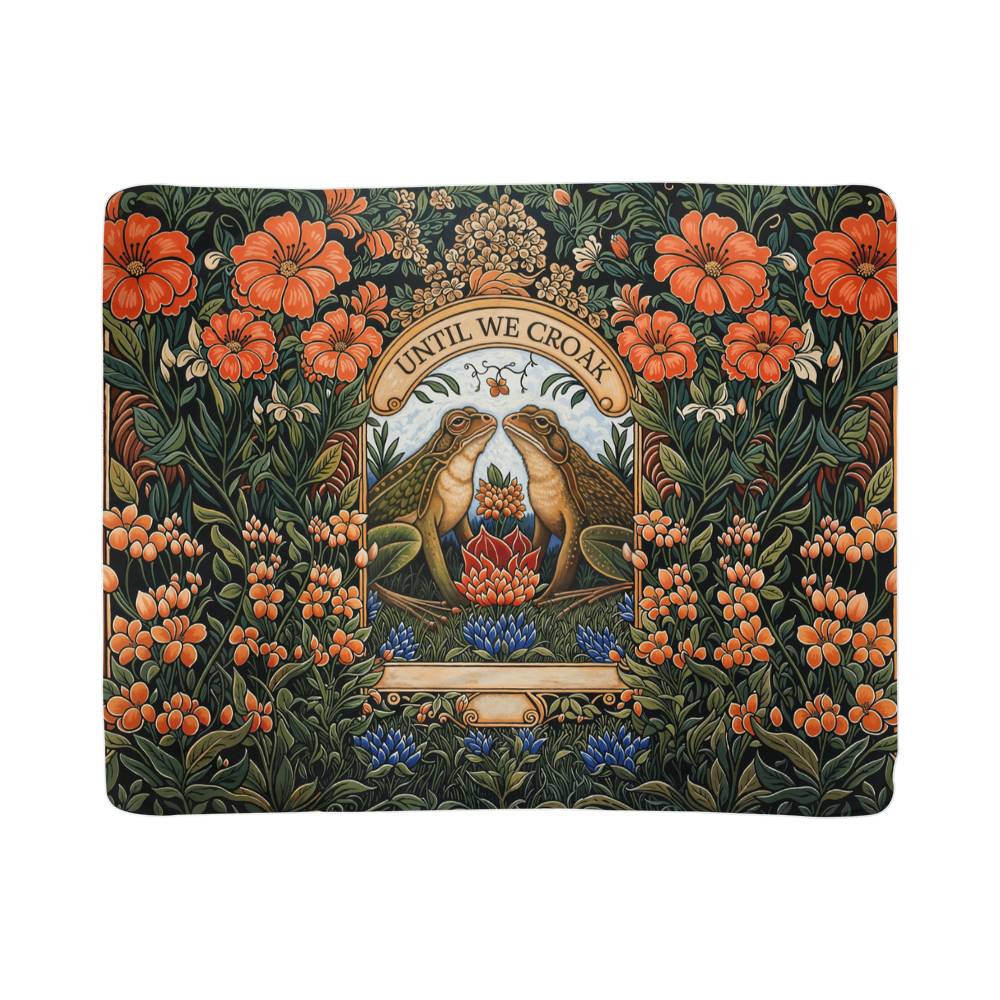 Until We Croak Sherpa Fleece Blanket-Express Your Love Gifts
