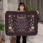 To My Daughter I Hugged Sherpa Fleece Blanket-Express Your Love Gifts