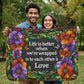 Life is Better Sherpa Fleece Blanket-Express Your Love Gifts