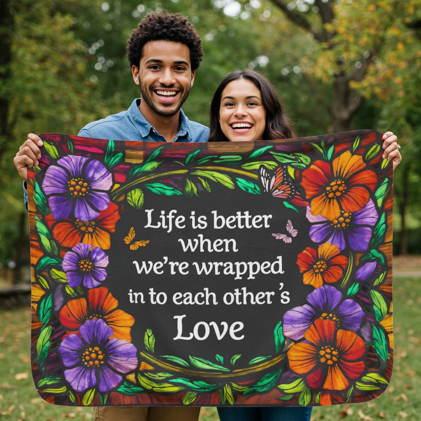 Life is Better Sherpa Fleece Blanket-Express Your Love Gifts
