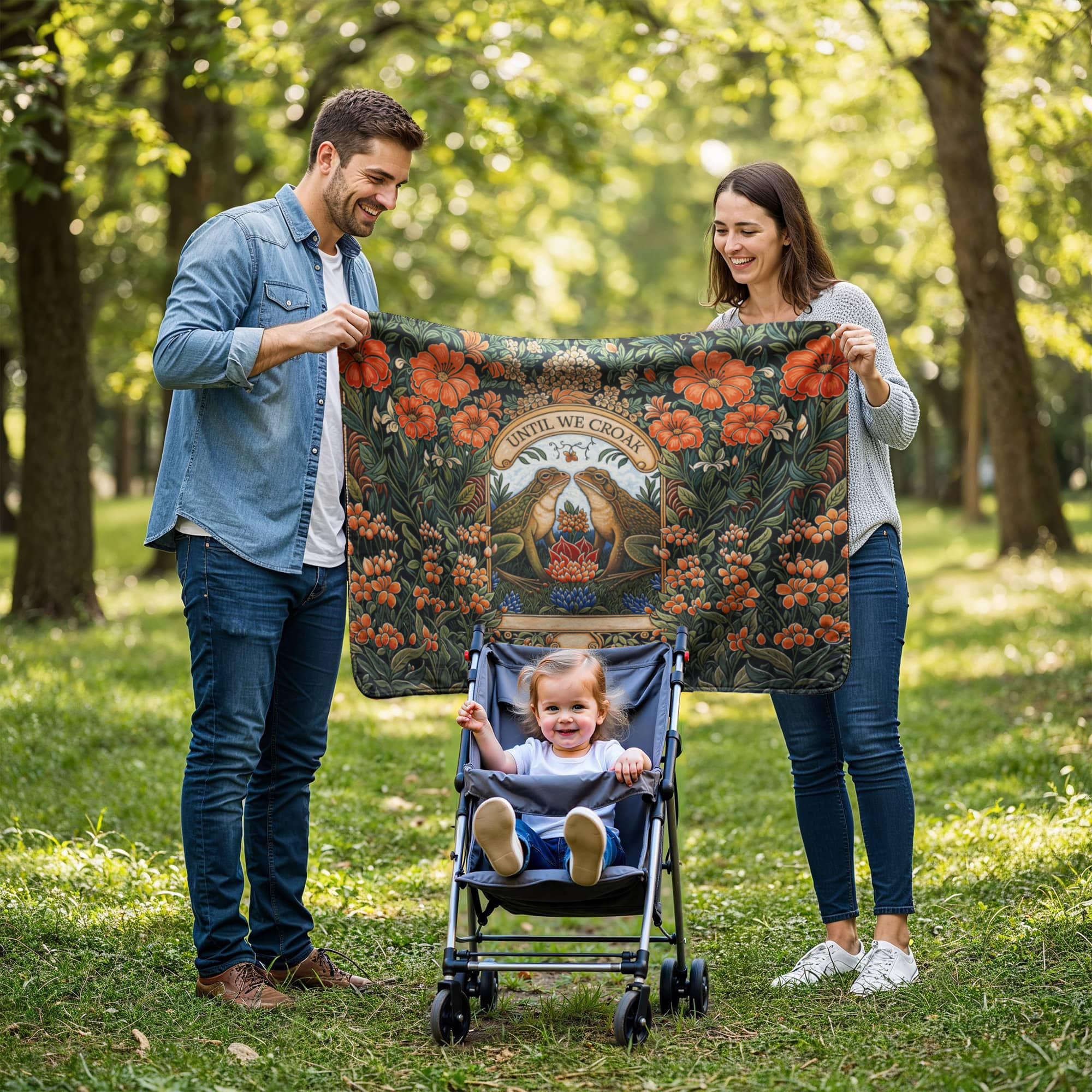 Until We Croak Sherpa Fleece Blanket-Express Your Love Gifts
