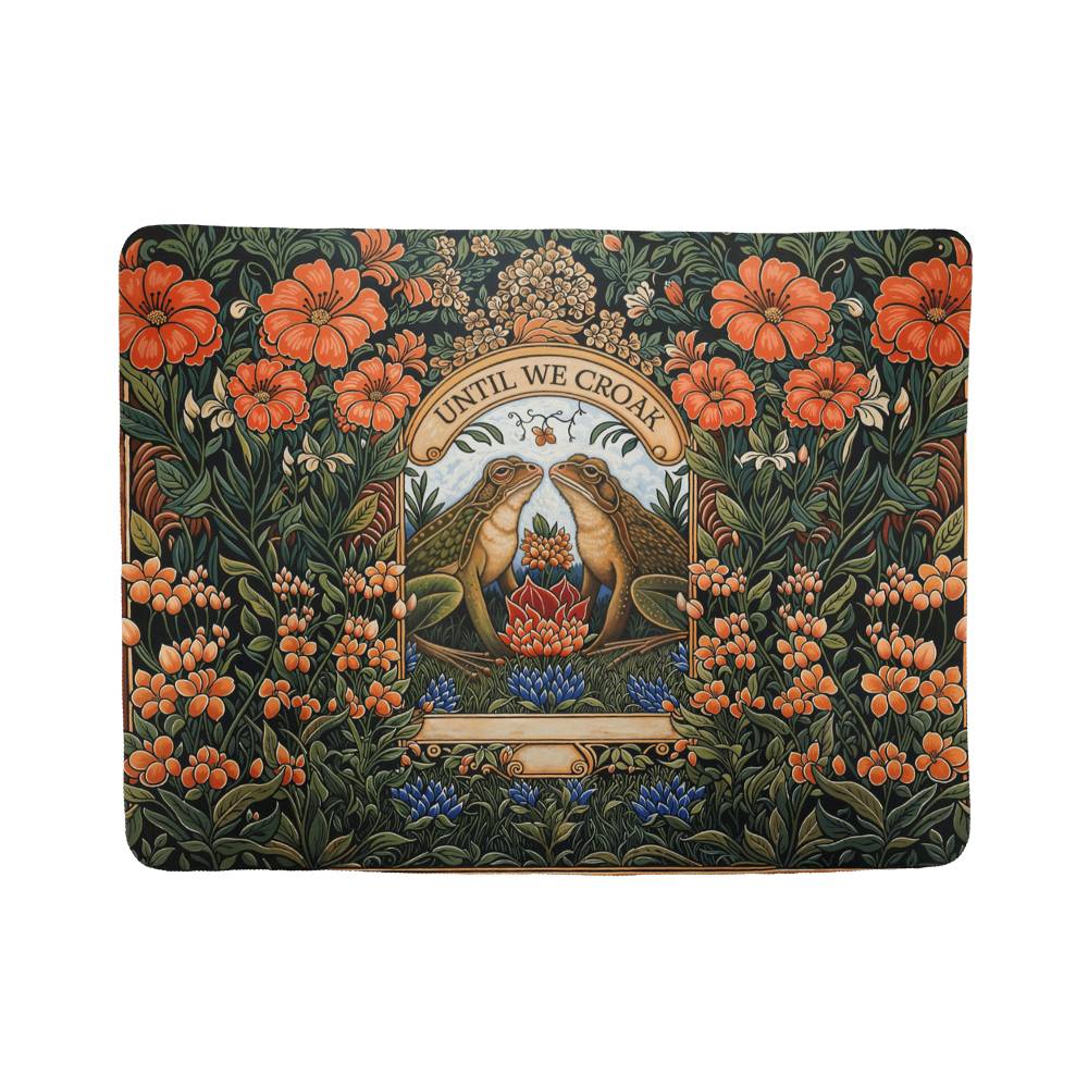 Until We Croak Sherpa Fleece Blanket-Express Your Love Gifts