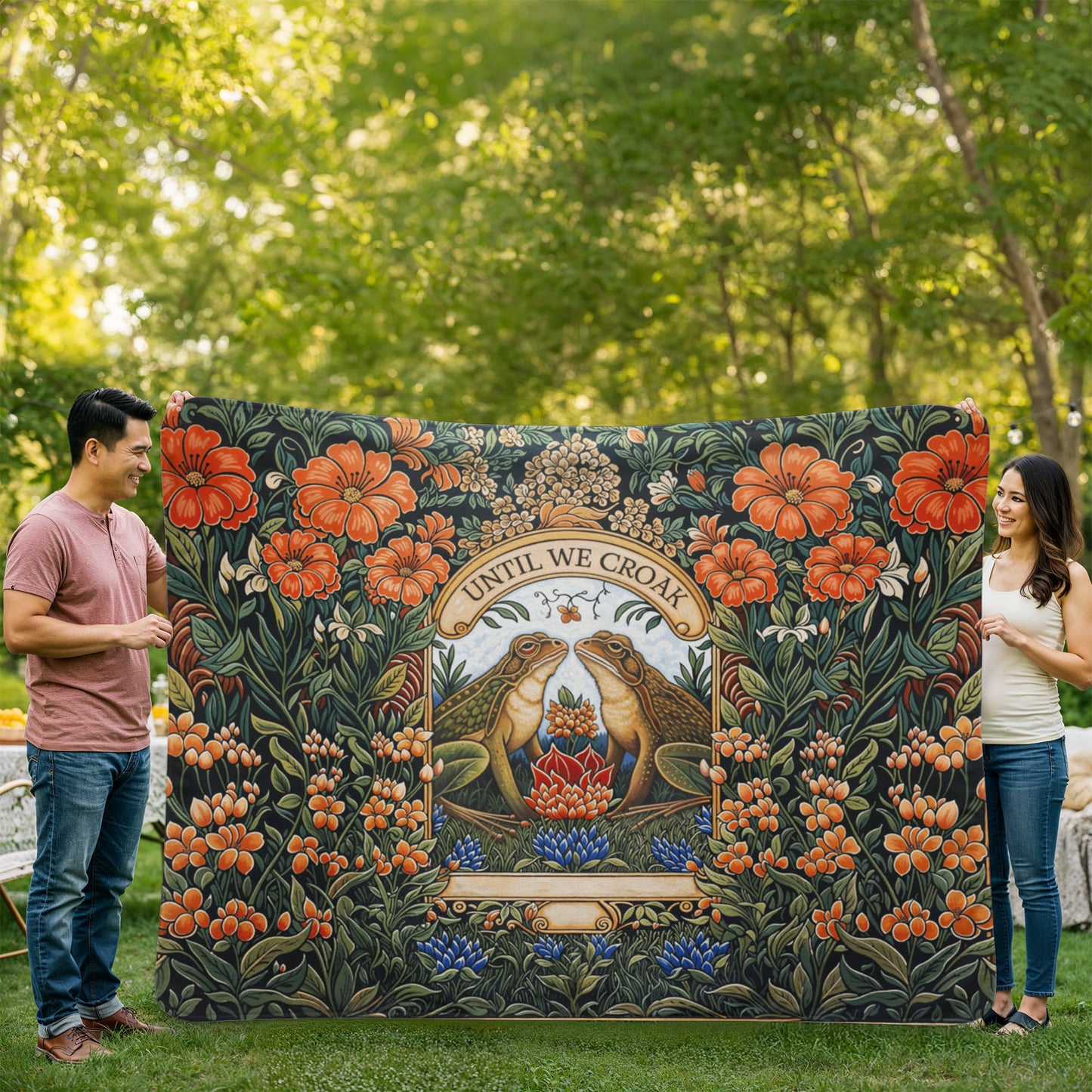 Until We Croak Sherpa Fleece Blanket-Express Your Love Gifts