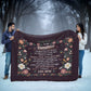 To My Daughter I Hugged Sherpa Fleece Blanket-Express Your Love Gifts