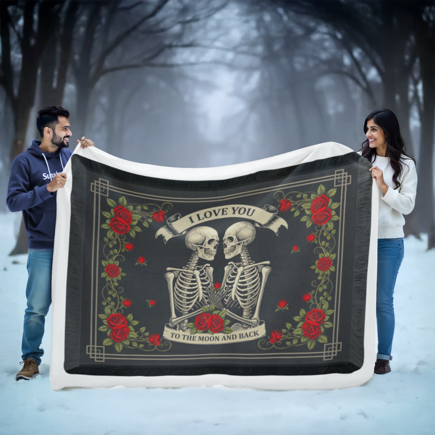 Forever Bond Sherpa Fleece Blanket-Express Your Love Gifts