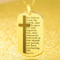 Everlasting Life John 3:16 Engraved Dog Tag Bible Necklace Stainless Steel or 18k Gold w 24" Chain-Express Your Love Gifts