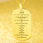 The 10 Commandments 십계명 Engraved Dog Tag Bible Necklace Stainless Steel or 18k Gold w 24" Chain-Express Your Love Gifts