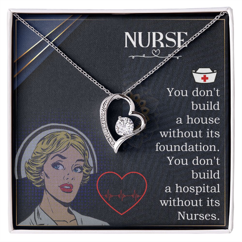 Nurse Forever Necklace w Message Card-Express Your Love Gifts