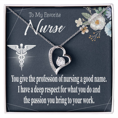 Deep Respect Forever Necklace w Message Card-Express Your Love Gifts